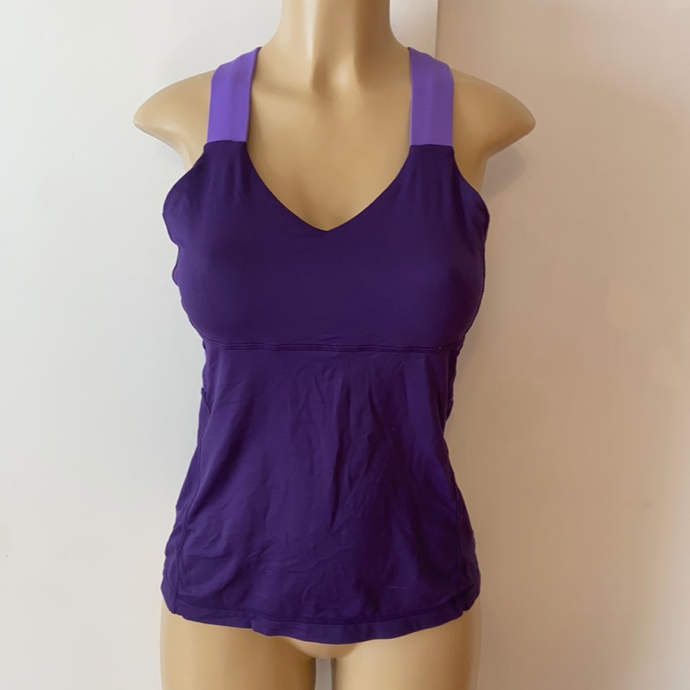 Lululemon Push UR Your Limits Tank Purple Szie 8